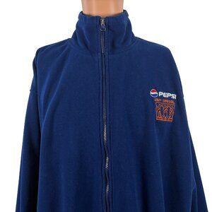 Vintage Best Buddies Fleece Jacket Mens Size XL Keith Haring Pepsi Promo